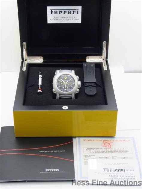 panerai ferrari watch box